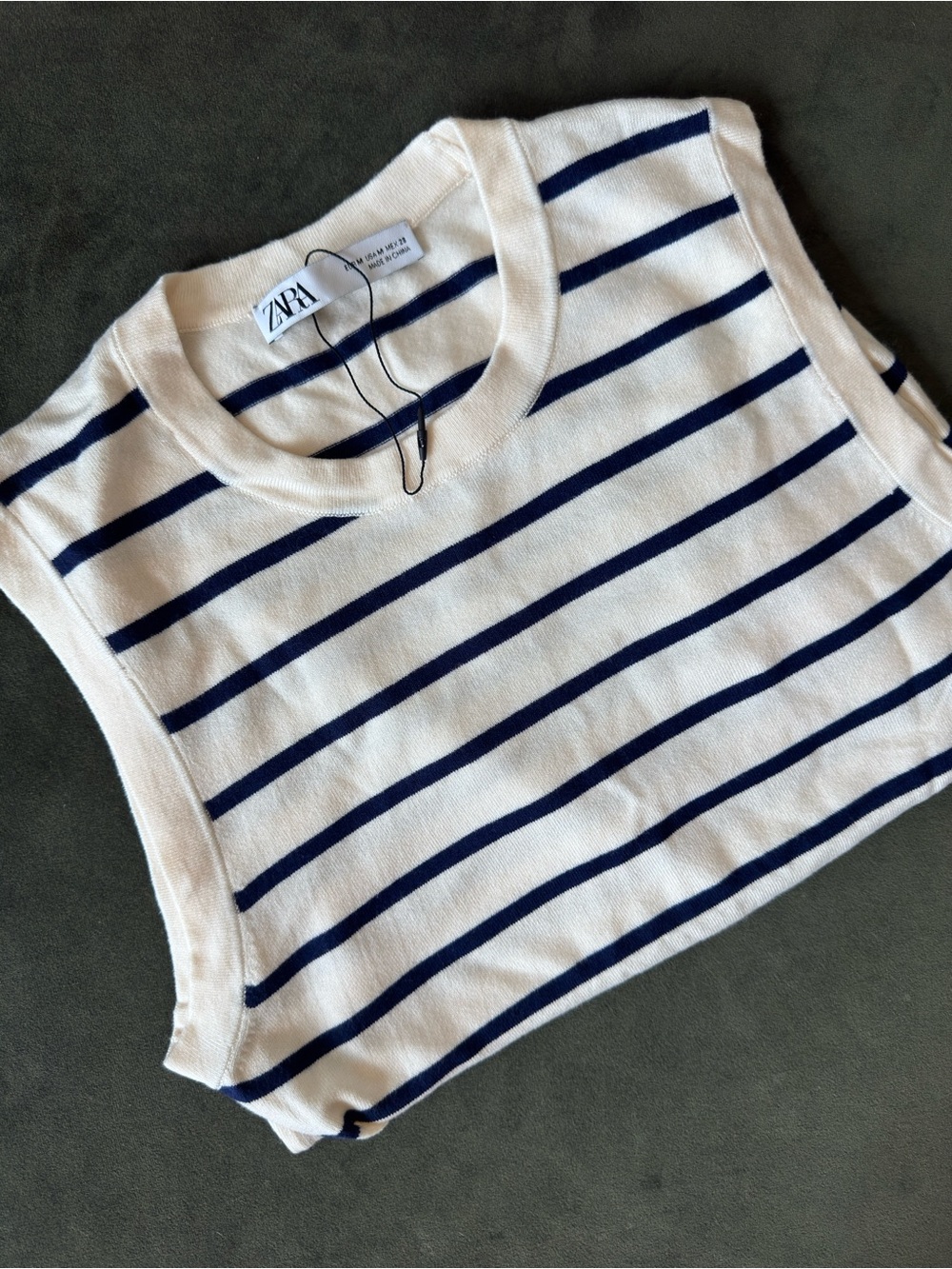 Zara Striped Sweater Tank